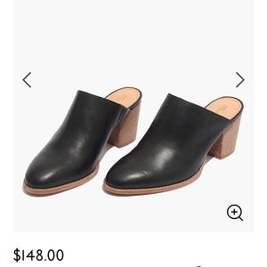 Madewell ‘The Harper Mule’ Black Mules